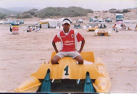voila c moi rachid a la plage de taghazout